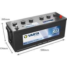 Varta batteri Promotive Heavy Duty K11 12V 143Ah